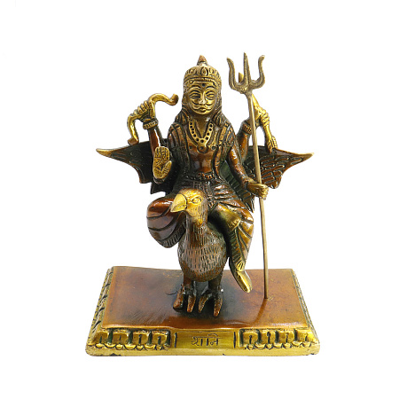 Статуэтка бронза Шани улучшает карму, защищает, помогает в бизнесе 17см