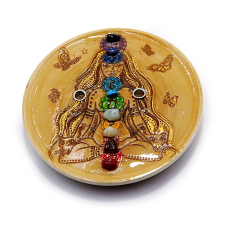 Подставка под благовония Йогиня исполняющая желания любви 11см 