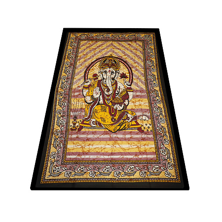 Покрывало Ганеш 236-214cм хлопок разрушает препятствия