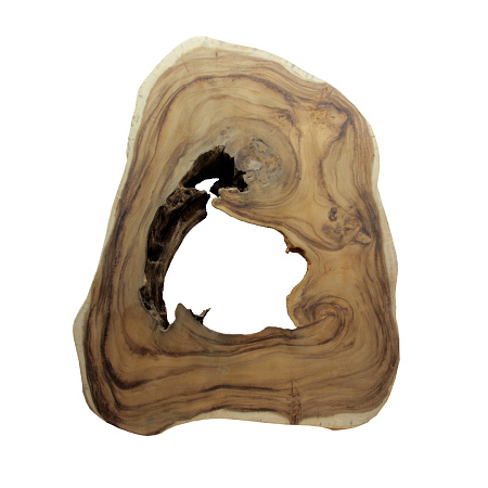 Слэб для декора интерьера  из ценных пород дерева Суар 98см-78см-8см 18.35кг