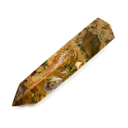 Кристалл камень Зеленая Яшма - приносит удачу в любви, дарует защиту, исцеление и долгую жизнь 8см