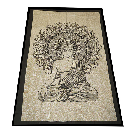 Покрывало Будда 210см-135cм хлопок 