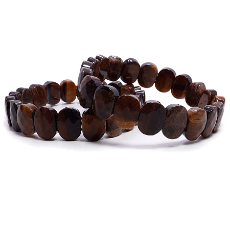 Браслет из камня Бычий глаз защита, удача, процветание