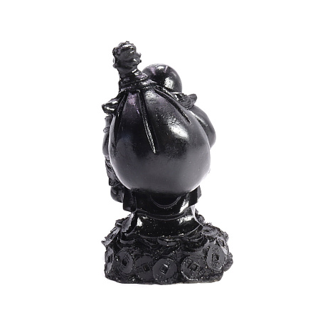 Фигурка Фен Шуй Хотей с мешком на монетах наделяет людей успехом и везением в бизнесе 16см-11см