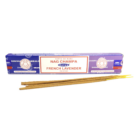 Благовония Satya Combo Nag Champa French Lavender Комбо Нагчампа Французская лаванда 16gm уп-12шт