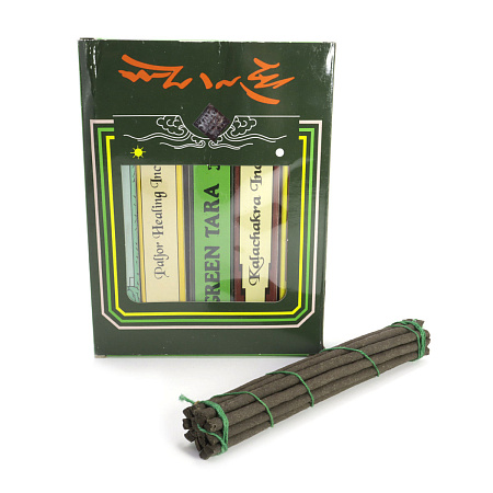 Благовония Тибет TibHouse УЦЕНКА Green Tara Gift Pack в наборе-5шт Зелёная Тара 150г