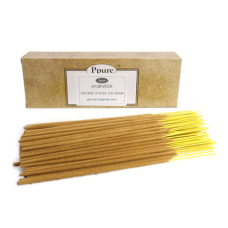 Благовония весовые Ppure Ayurveda УЦЕНКА уп-200гр аромапалочки Ваниль Маракуя Апельсин  