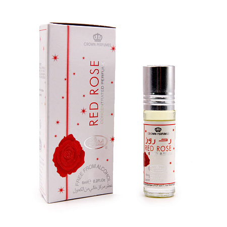 Масло парфюмерное AL REHAB Red Rose женский аромат 6ml 