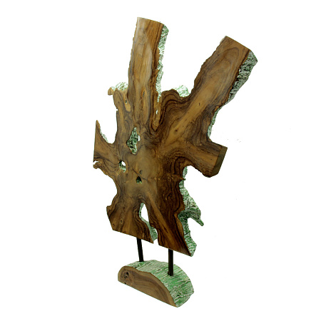 Слэб для декора интерьера  из ценных пород дерева Суар 105см-70см-5см 12,65кг