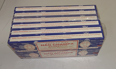 Благовония Satya M 450ZNCM Nag Champa 15gm уп-12шт ПЕРЕПАКОВКА