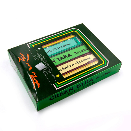Благовония Тибет TibHouse Green Tara Gift Pack в наборе 5шт Зелёная Тара 160г 