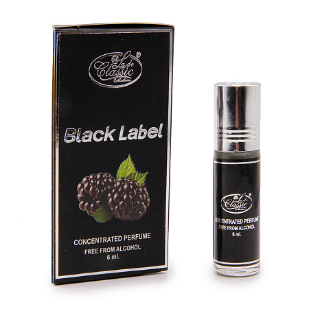 Масло парфюмерное AL REHAB Black Label унисекс 6ml 
