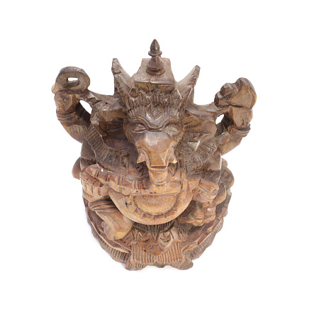 Сувенир из дерева Ганеш 20см символ достижения цели, процветания и изобилия