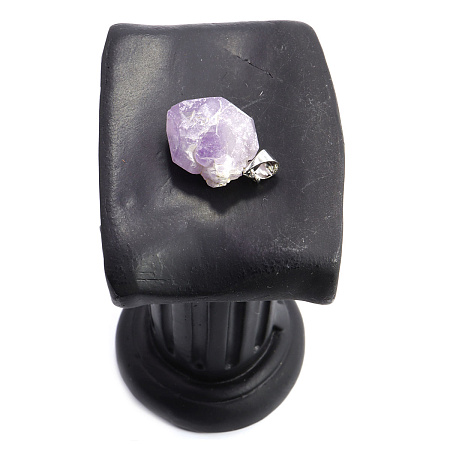 Подвеска не обработанный камень Аметист - привлекает любовь