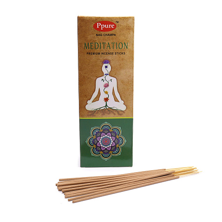 Благовония Ppure MEDITATION Медитация Hexa аромапалочки уп-6шт  