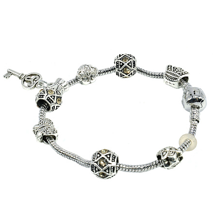 Браслет Пандора Желтый фианит символ процветания и изобилия