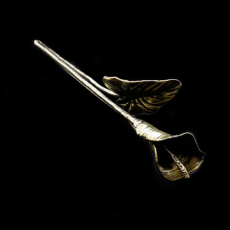 Цветок из бронзы Калла 18см