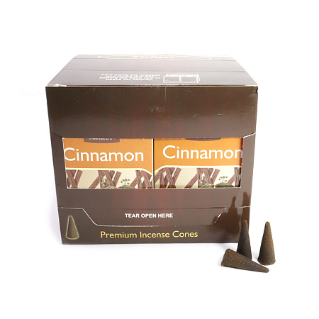 Благовония конусы Sarathi Cones Cinnamon корица уп-12шт