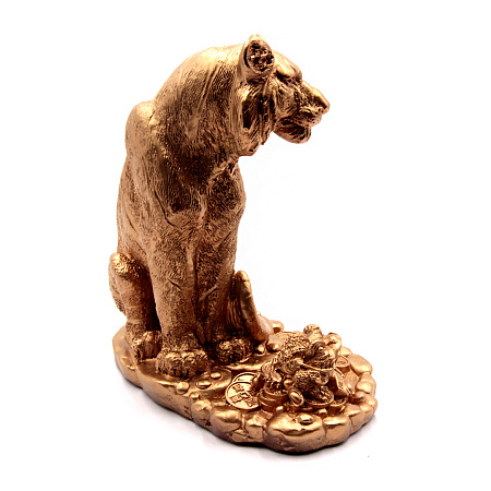 Тигр и жаба на монетах  символизирует мощную защиту процветающего семейства 18-16см ХРУПКОЕ