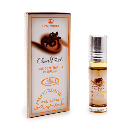 Масло парфюмерное AL REHAB Choco Musk женский аромат 6ml 