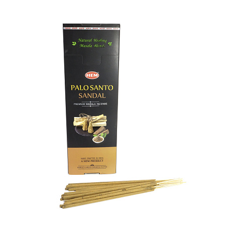 Благовония HEM PALO SANTO SANDAL масала 15stk ПалоСанто-Сандал уп-6шт