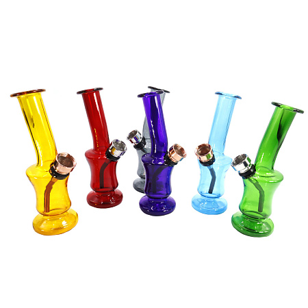 Бонг GlassBong ZGB05  13см стекло цвета в ассортименте