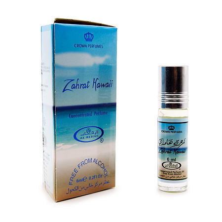 Масло парфюмерное AL REHAB Zahrat Hawaii женский аромат 6ml 
