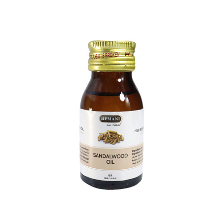 Арабское Масло HEMANI Sandalwood Oil Сандал косметическое 30мл  