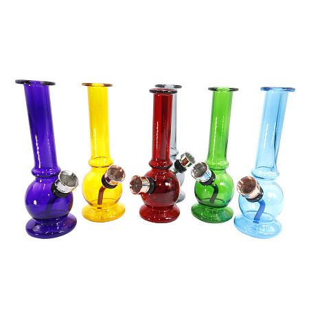 Бонг GlassBong ZGB03  13см стекло цвета в ассортименте