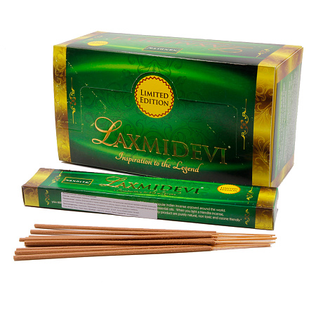 Благовония Nandita LaxmiDevi 15gm уп-12шт Глаз Дракона и Можжевельник от порчи