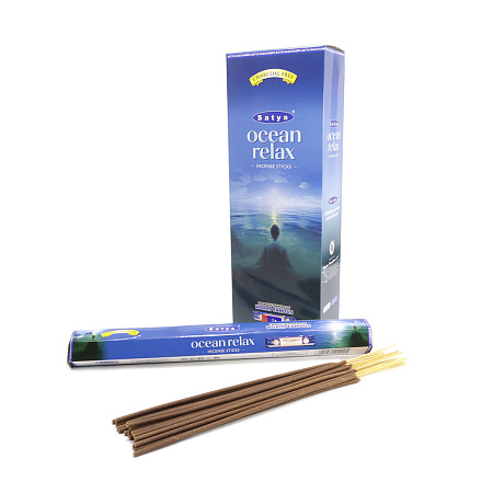Благовония Satya Hexa Ocean Relax Океан Расслабления аромапалочки уп-6шт SH-OCE