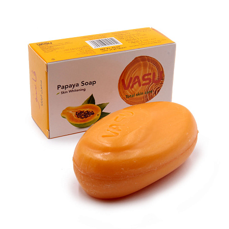 Мыло Vasu косметическое Папайа Papaya Soap 125гр 