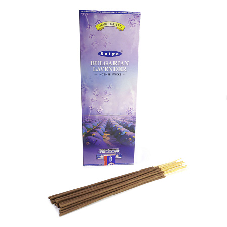 Благовония Satya Hexa Bulgarian Lavender Болгарская Лаванда аромапалочки уп-6шт SH-BUL