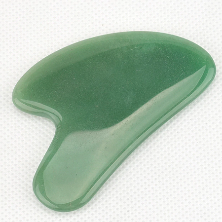 Скребок гуаша Нефрит - борется с возрастными изменениями кожи  