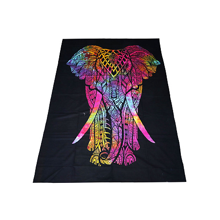Покрывало Слон - символ удачи власти и процветания 204-140cм хлопок