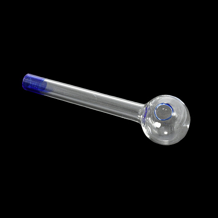 Трубка для курения c шаром стекло 10см уп-3шт ZO-V02-3 цвет RGB