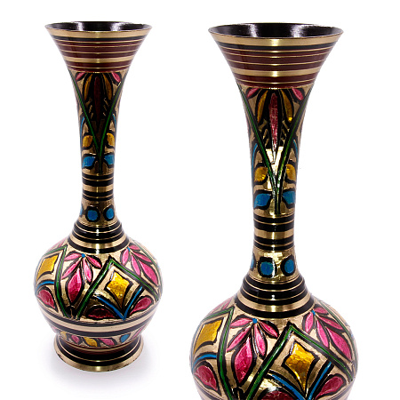 Ваза декоративная латунь Flower Vase 31см-13см 980гр 