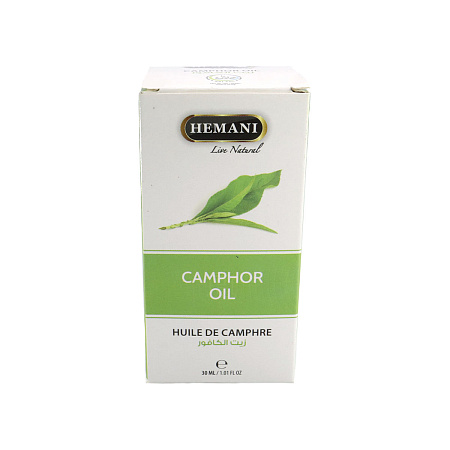 Арабское Масло HEMANI Camphor oil Камфора косметическое 30мл  