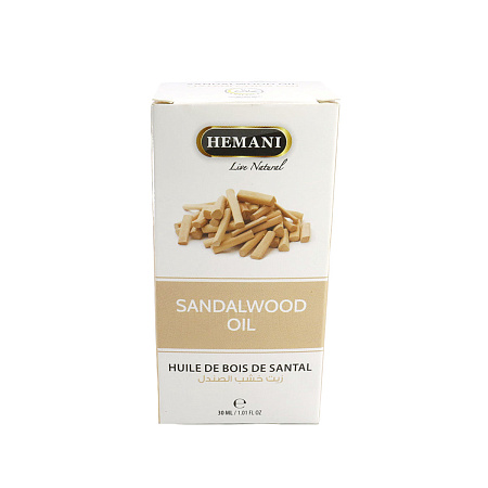 Арабское Масло HEMANI Sandalwood Oil Сандал косметическое 30мл  