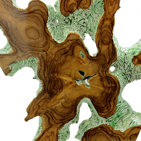 Слэб для декора интерьера  из ценных пород дерева Суар 105см-70см-5см 12,65кг