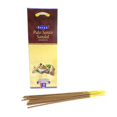 Благовония Satya Hexa Palo Santo Sandal Пало Санто-Сандал аромапалочки уп-6шт SH-PSS