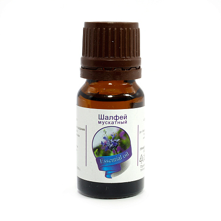 Эфирное масло ШАЛФЕЙ МУСКАТНЫЙ Планета Ароматов 10мл Для здоровья и долголетия 06.27