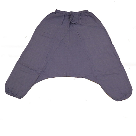 Штаны Алладина для йоги лен Серого цвета