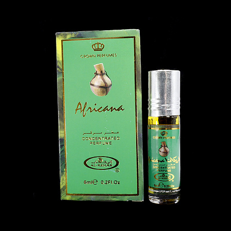 Масло парфюмерное AL REHAB Africana женский аромат 6ml