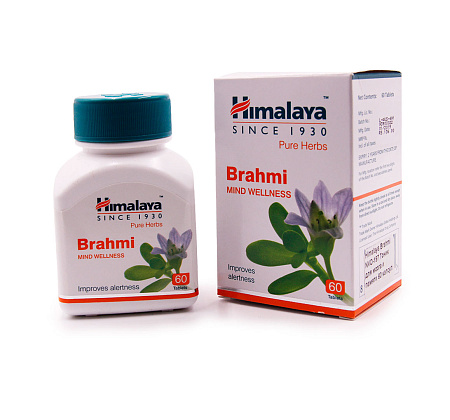 Brahmi Himalaya Брахми Тоник для мозга и памяти 60таб
