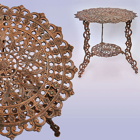 Cтол металл силумин 43см-38см 2,2кг