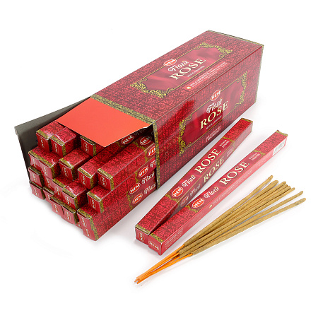 Благовония HEM sq Flora Rose Masala роза уп-25шт натуральная серия 