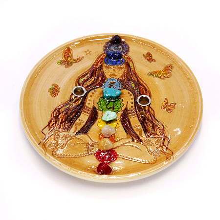 Подставка под благовония Йогиня исполняющая желания любви 11см 