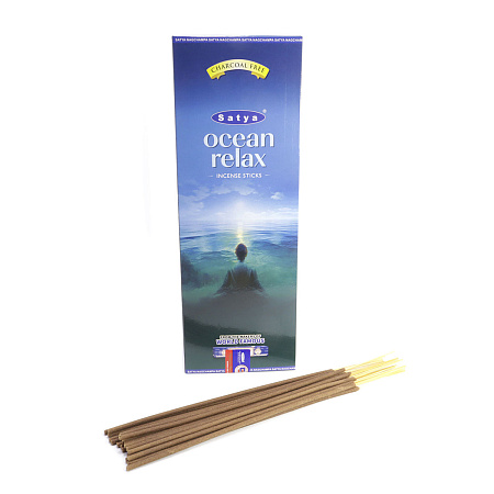 Благовония Satya Hexa Ocean Relax Океан Расслабления аромапалочки уп-6шт SH-OCE