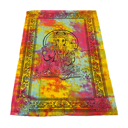 Покрывало Ганеш 210-135cм хлопок разрушает препятствия